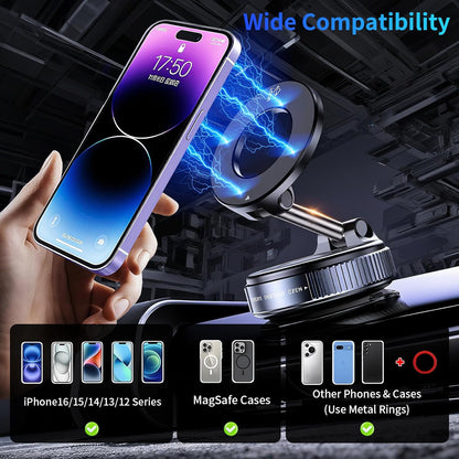 Torquexx™ 360° Adjustable Vacuum Magnetic Phone Holder