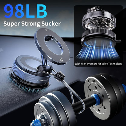 Torquexx™ 360° Adjustable Vacuum Magnetic Phone Holder